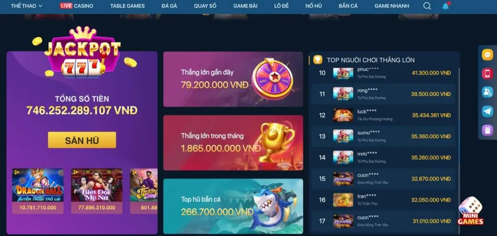 Trò chơi bắn cá tại GA179